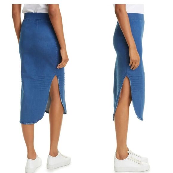 Frank & Eileen Donegal Unforgettable Skirt in 1977 Medium Denim Wash 2 NEW $268 - Picture 2 of 8